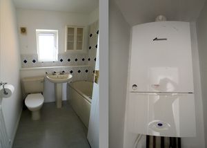 Bathroom and Boiler- click for photo gallery
